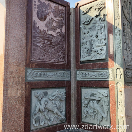 Customized stone carving murals